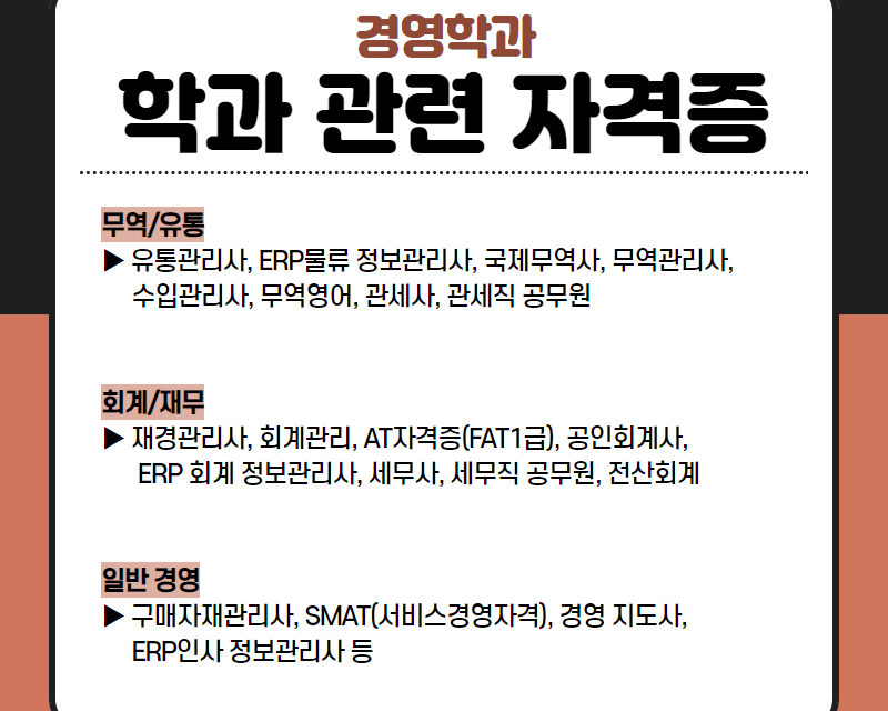 관련 자격증
