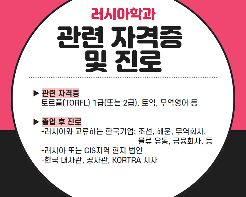 관련자격 및 진로